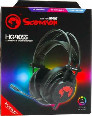 Marvo MV-HG9055 Over Ear Gaming Headset με σύνδεση USB