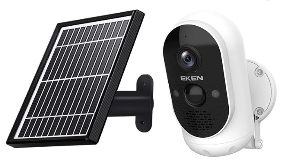 EKEN Smart ηλιακή κάμερα ASTRO, Full HD, WiFi, PIR, IP65, micro SD