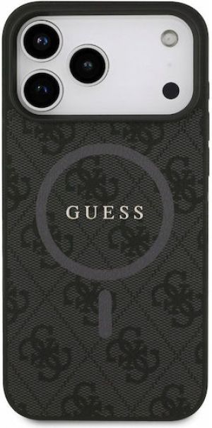Guess 4G Ring Classic Logo MagSafe Case for iPhone 17 Pro Max – Black – Θήκη Προστασίας για iPhone 17 Pro Max σε Μαύρο Χρώμα