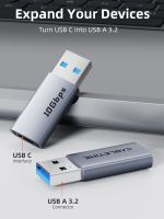CABLETIME αντάπτορας USB-C σε USB CT-AMCF10-AG, 10Gbps, 15W, γκρι