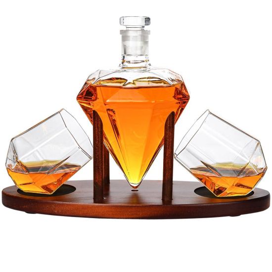 Deluxe Diamond Decanter Set – Σετ Κρυστάλλινης Καράφας Deluxe Diamond