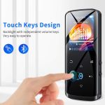 RUIZU MP3 player D50 με οθόνη 1.8", 16GB, Bluetooth, ελληνικό μενού, μαύρο