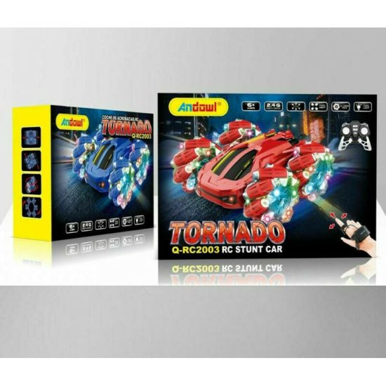Andowl Tornado Q-RC2003 Τηλεκατευθυνόμενο Αυτοκίνητο Stunt Κόκκινο