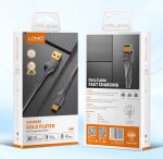 LDNIO καλώδιο USB-C σε USB LS652, 30W, 2m, γκρι