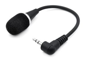 POWERTECH εύκαμπτο μικρόφωνο CAB-J042, 3.5mm, μαύρο