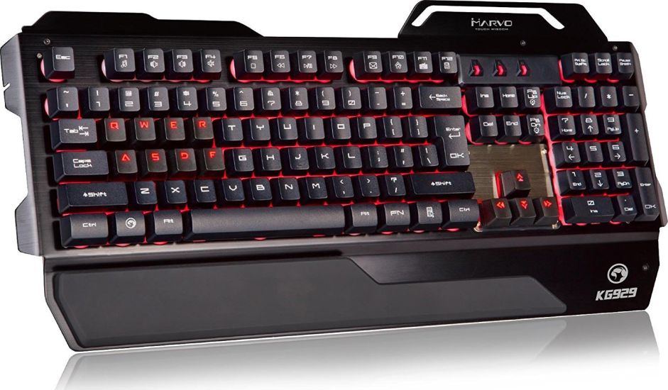 Marvo KG929 Gaming Πληκτρολόγιο με Φωτιζόμενα πλήκτρα (Αγγλικό US)