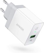 Anker Φορτιστής USB-A 18W Quick Charge 3.0 Λευκο (A2013)