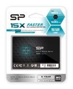 SILICON POWER SSD A55 512GB, 2.5", SATA III, 560-530MB/s 7mm, TLC