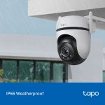 TP-LINK smart κάμερα Tapo C520WS, 2K, WiFi, PTZ, IP66, V2.0