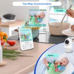 HELLOBABY ενδοεπικοινωνία μωρού HB6241 με κάμερα & οθόνη 4", 720p, PTZ