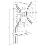 TV Bracket Logilink Tilt & Swivel BP0048
