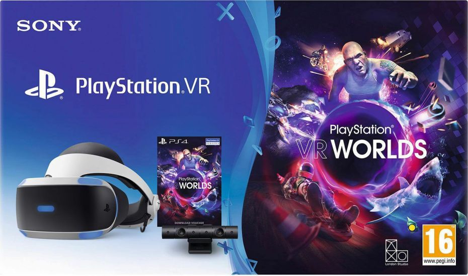 Sony Playstation VR Worlds Bundle (Camera V2 + VR Worlds) VR Headset για PlayStation