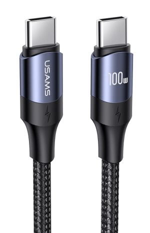 USAMS καλώδιο USB-C US-SJ526, 100W/5A, PD, 3m, μαύρο