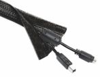 BRATECK Δεματικό Καλωδίων τύπου Flex Wrap VS-135, 100x13.5cm, μαύρο