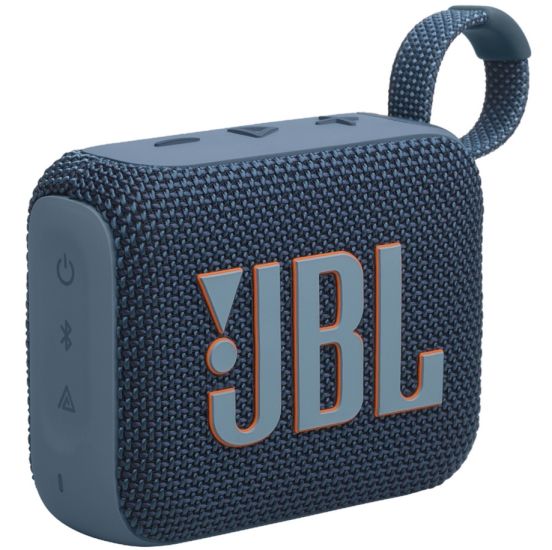 JBL Go 4 Αδιάβροχο Ηχείο Bluetooth 4.2W με Διάρκεια Μπαταρίας έως 7 ώρες Μπλέ