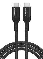 POWERTECH καλώδιο USB-C PTR-0139, PD 240W, 40Gbps, copper, 1m, μαύρο