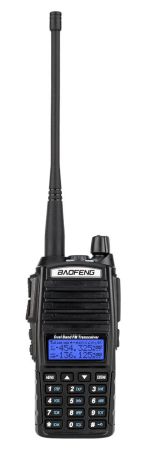 BAOFENG ασύρματος πομποδέκτης UV-82X, VHF/UHF, 5W, μαύρος