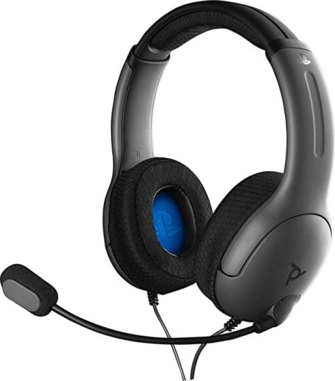 PDP LVL40 Over Ear Gaming Headset με σύνδεση 3.5mm Γκρι