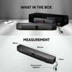 SONIC GEAR RGB BLUETOOTH SOUND BAR NEOX 250BT 20W BLACK