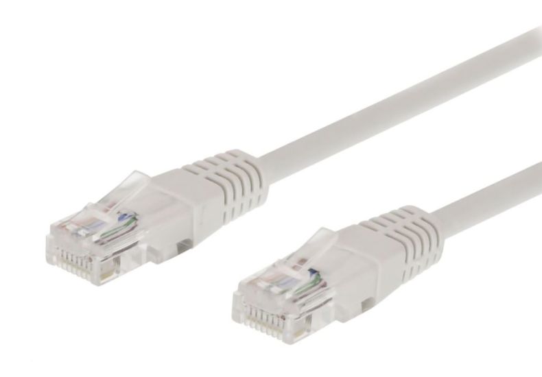 POWERTECH καλώδιο UTP Cat 6e CAB-N142, CCA 24AWG 0.5mm, 0.30m, γκρι