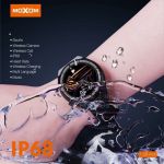 Moxom MX-WH04 Sports Αδιάβροχο Smartwatch με Παλμογράφο (Μαύρο)