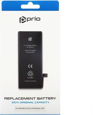 Prio Συμβατή Μπαταρία Αντικατάστασης 2691mAh για iPhone 8 Plus