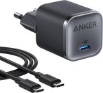 Anker Nano 45W USB C Charger(Including 1.8 m Cable) Μαύρο