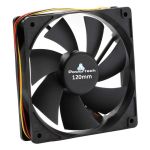 POWERTECH ανεμιστήρας PT-156, 120 x 120 x 25mm, 12V, 3pin & 4 βίδες