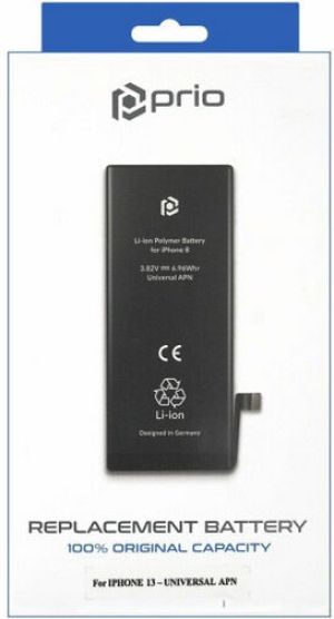 Prio Συμβατή Μπαταρία Αντικατάστασης 3227mAh για iPhone 13