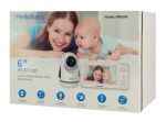 HELLOBABY ενδοεπικοινωνία μωρού HB6364 με κάμερα & οθόνη 6", 720p, PTZ