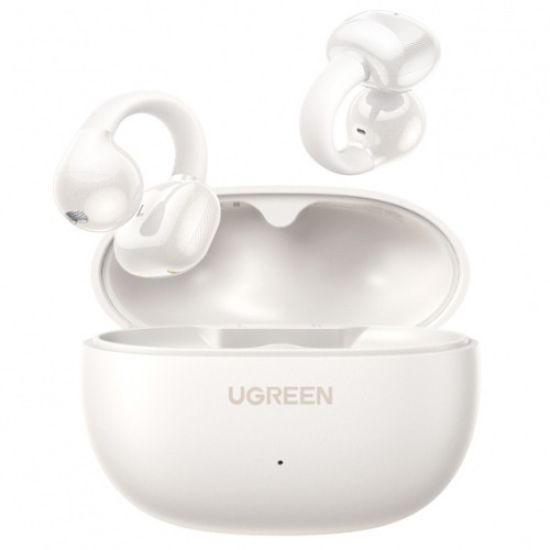 Ugreen HiTune S3 Open Ear Bluetooth Handsfree Ακουστικά Αντοχή στον Ιδρώτα Λευκά