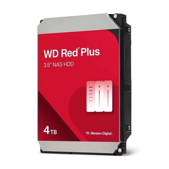 Western Digital Red Plus 4TB HDD Σκληρός Δίσκος 3.5" SATA III 5400rpm με 256MB Cache για NAS WD49EFZZ