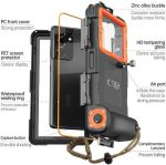 Tech-Protect IPX8 Αδιάβροχη Θήκη έως 6.7" Black/Orange