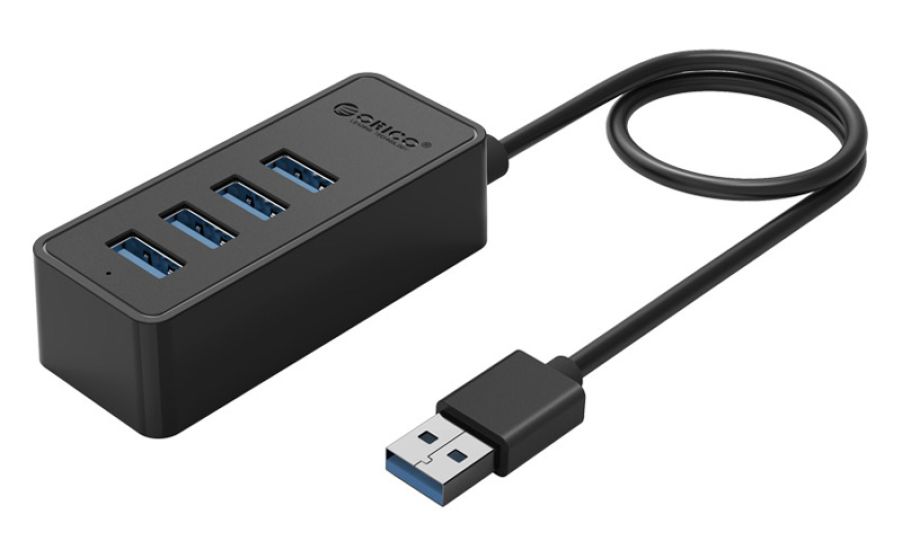 ORICO USB hub W5P-U3, 4x USB θύρες, 5Gbps, μαύρο