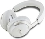 Guess Metal Script Logo Bluetooth ANC/ENC Headphones (Beige - GUBHC22PSFCSME)