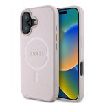 Guess Magsafe Hard Case Θήκη προστασίας από σκληρό πλαστικό – iPhone 16 (Ροζ – GUHMP16SPSAHMCP)