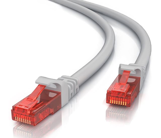 POWERTECH καλώδιο U/UTP Cat 6 CAB-N224, CCA 24AWG 0.5mm, 20m, γκρι