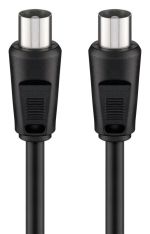 GOOBAY καλώδιο κεραίας αρσενικό 68146, <70dB, CCS, 1.5m, μαύρο
