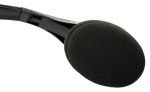 POWERTECH Headphones με μικρόφωνο PT-734 105dB, 40mm, 3.5mm, 1.8m, μαύρο