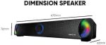 SONIC GEAR BLUETOOTH FM SOUNDBAR WITH LIGHT EFFECT MP3 BATTERY BLACK