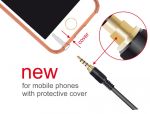 DELOCK καλώδιο 3.5mm 85613, γωνιακό, 24AWG, gold plated, 2m, μαύρο