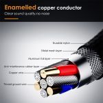 CABLETIME καλώδιο AUX Stereo 3.5mm 1/8" AV311, M-M, 1m, μαύρο