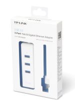 TP-LINK Αντάπτορας USB 3.0 Hub & Gigabit, 3 Port, 18.5cm