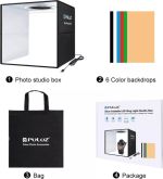 Puluz Photo Box PU5032B Φωτιζόμενο με Πολλαπλά Backround 30x30x30cm
