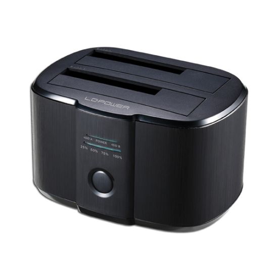 LC Power LC-DOCK-U3-III Docking Station 2.5/3.5 SATA USB 3.0 (Μαύρο)