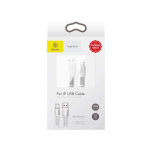 Baseus Lightning Tough series Apple Cable 2A 1m White (CALZY-B02)