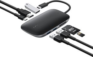 Aukey CB-C68 Docking Station 7-In-1 USB-C Hub with 100W PD