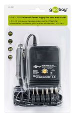 GOOBAY φορτιστής αυτοκινήτου για laptop 53439, 12V-24V, 24W-2A, 6 tips