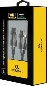 Cablexpert Braided HDMI 2.1 Cable 1m Μαύρο