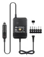 GOOBAY φορτιστής αυτοκινήτου για laptop 53439, 12V-24V, 24W-2A, 6 tips